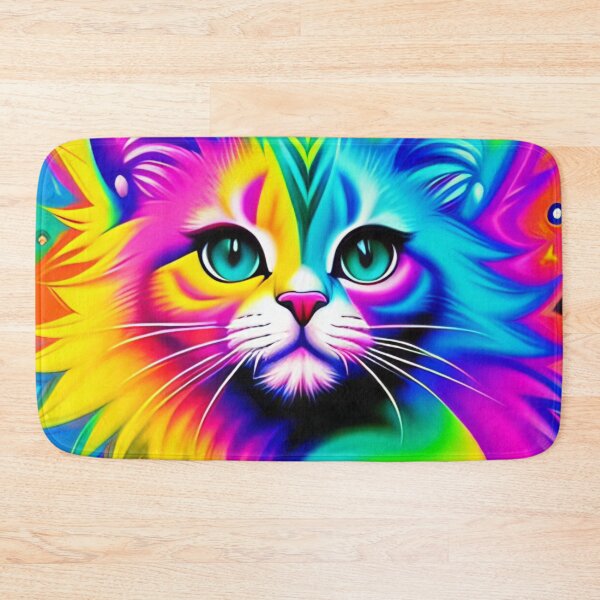 Item preview, Psychedelic Bright Cute and Vibrant Kitty Graffiti Inspired art designed and sold by SpartanDStore.