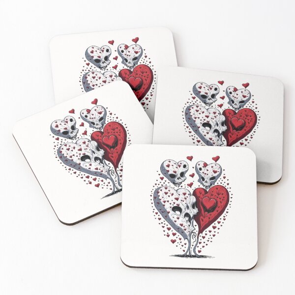 Item preview, Skulls Heart designed and sold by Digiheart.