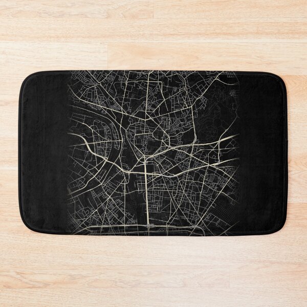 Item preview, Map of Saint-Denis Black and white designed and sold by Jerhus.