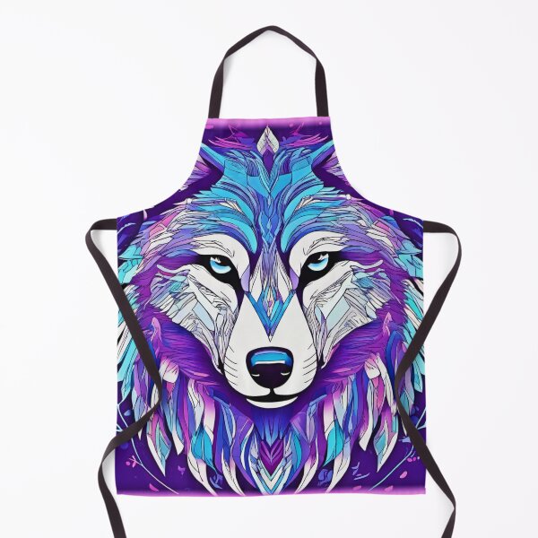 Item preview, Cool-Toned Wolf Art designed and sold by Health And Fitness Posts e-Store.