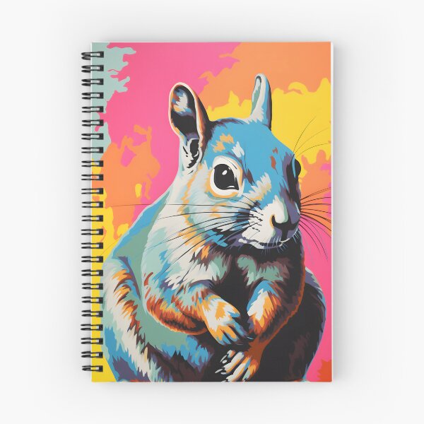 Item preview, Eastern Gray Squirrel portraits art. animal colorful. Animal throw pillow.  designed and sold by formform.