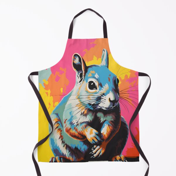 Item preview, Eastern Gray Squirrel portraits art. animal colorful. Animal throw pillow.  designed and sold by formform.