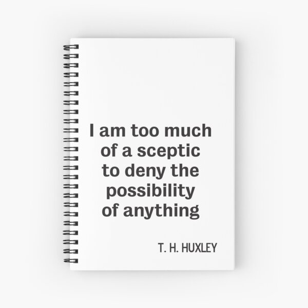 Item preview, TH Huxley Atheist Sceptic quote designed and sold by DJVYEATES.