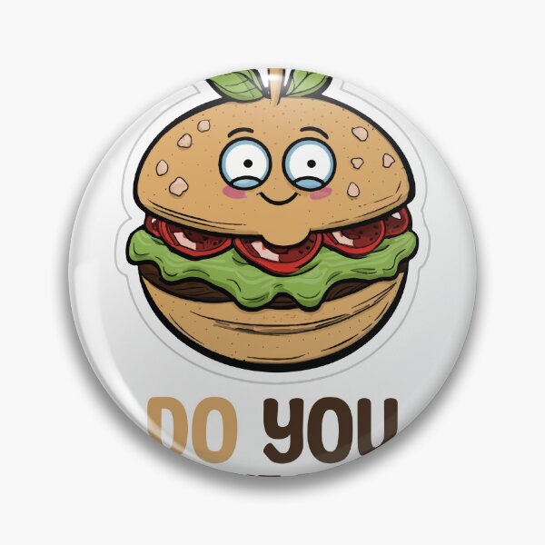 Item preview, Funny Food Burger Sticker  designed and sold by NArtdesigns.