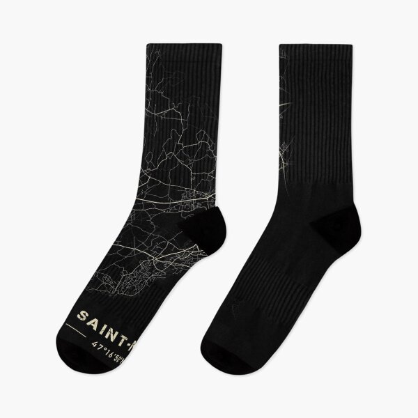 Item preview, Map of Saint-Nazaire Black and white designed and sold by Jerhus.