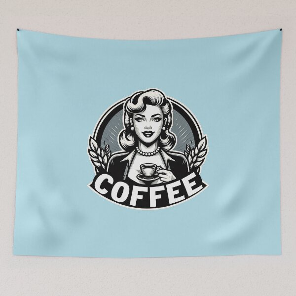 Item preview, Retro Beverage - Coffee designed and sold by MugshotsAndMore.