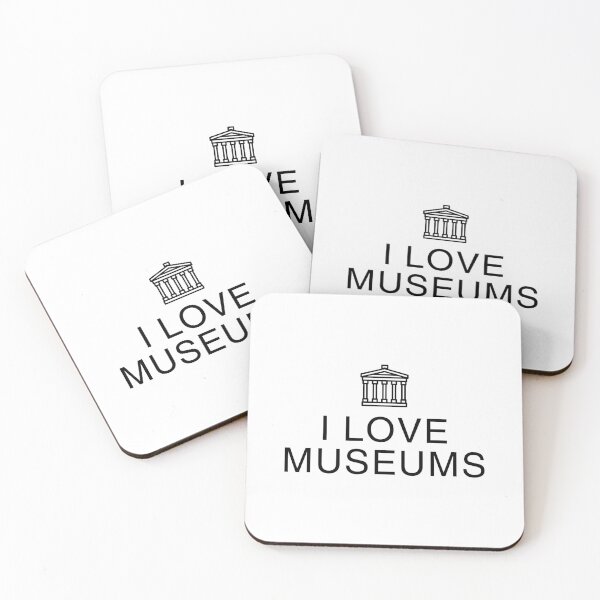 Item preview, I Love Museums - Art Gallery and History Lover designed and sold by MusicArtAndGrind.
