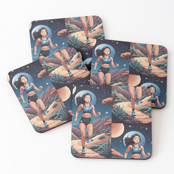 Item preview, Woman Running into the Unknown designed and sold by Toonlympics.