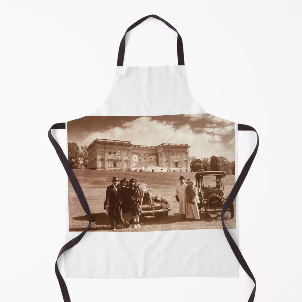 Item preview, Old Time Reenactment in Sepia: People, Cars & Mansion designed and sold by CakenCoffeeCafe.
