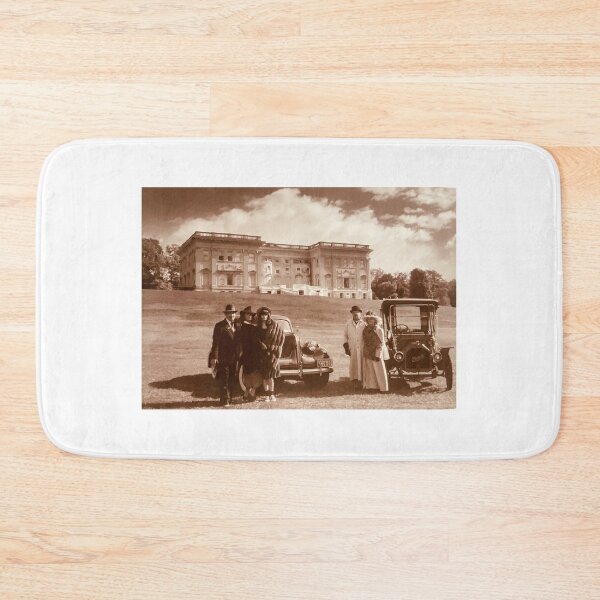 Item preview, Old Time Reenactment in Sepia: People, Cars & Mansion designed and sold by CakenCoffeeCafe.