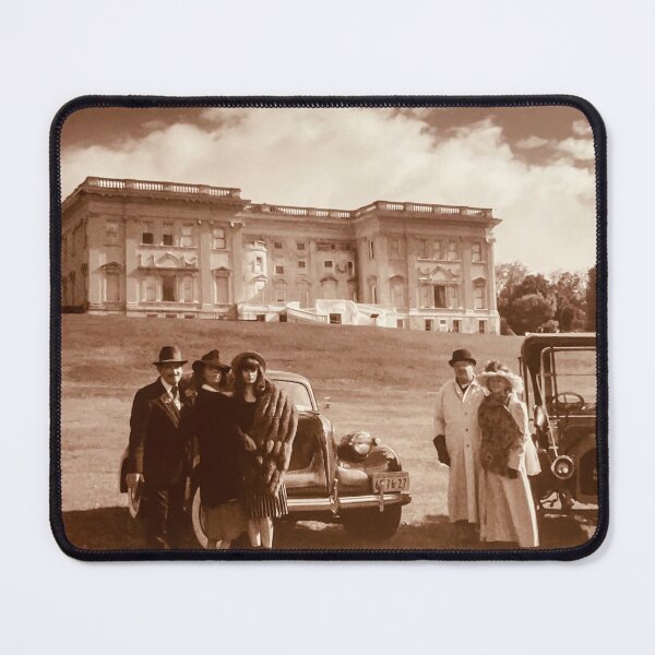Item preview, Old Time Reenactment in Sepia: People, Cars & Mansion designed and sold by CakenCoffeeCafe.