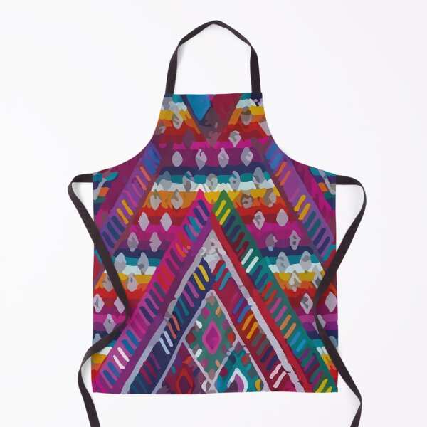 Item preview, Dopamine decor aztec textile bright multicolor maximalist decor mexican folk art designed and sold by T-Mex.