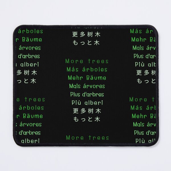 Item preview, Tree Planting. More Trees In Several Languages Of The World designed and sold by Vibe Unique.
