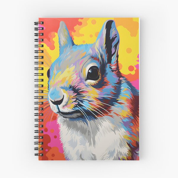 Item preview, Eastern Gray Squirrel portraits art. animal colorful. Animal throw pillow.  designed and sold by formform.