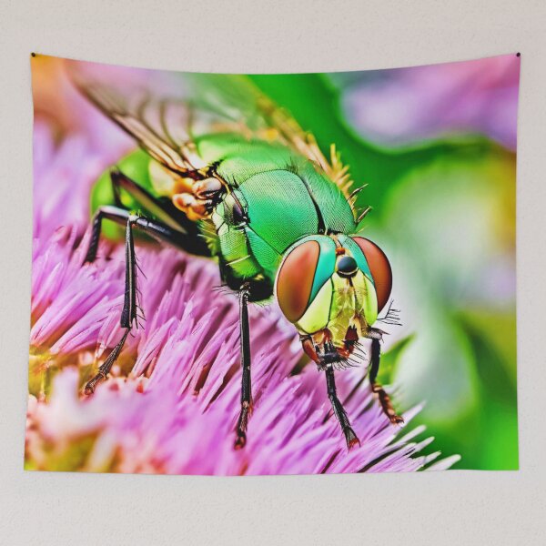 Item preview, Green Fly Macro designed and sold by Health And Fitness Posts e-Store.