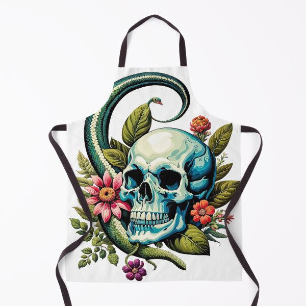 Item preview, Skull, Snake designed and sold by filusattila.