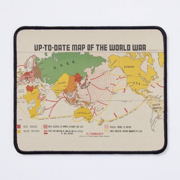 Item preview, WW2 - Up-to-date map of the world war (1942) by Manila Shimbun-sha. designed and sold by TheHappyK.