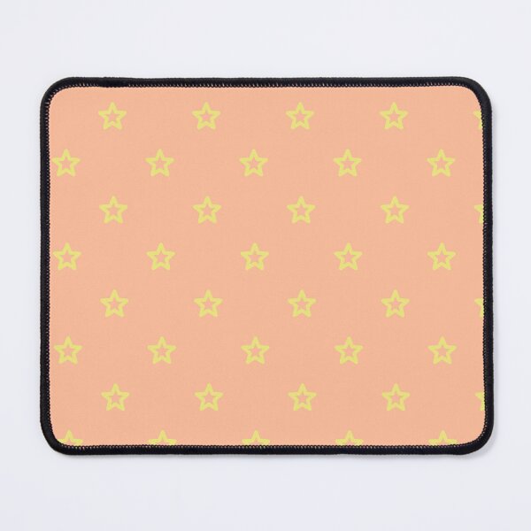 Item preview, Peach Yellow Stars Sunrise Springtime Modern Pop Art Pastel Soft Friendly Geometric Retro Pattern designed and sold by PenguinForests.