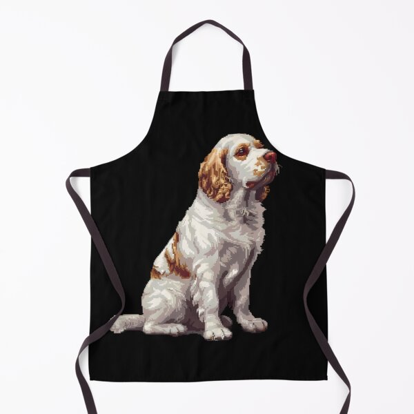 Item preview, Pixel Clumber Spaniel designed and sold by CUTEDOGGIEZ.