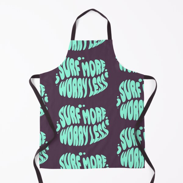 Item preview, Surf More Worry Less | 60s Psy Lettering designed and sold by monkeybusiness.pt.