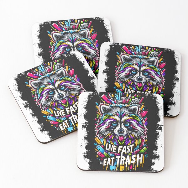 Item preview, Raccoon Riot: A Splash of Urban Wilderness designed and sold by SharpPenguin.