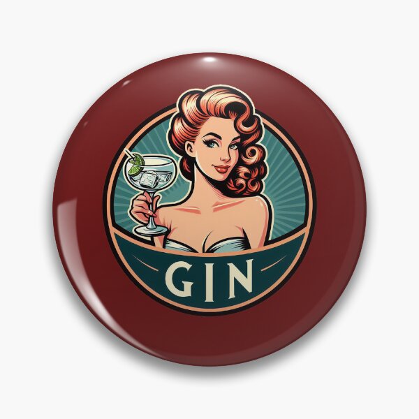 Artikelvorschau, Retro Beverage - Gin entworfen und verkauft von MugshotsAndMore.
