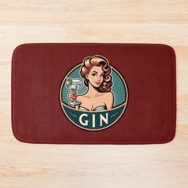 Artikelvorschau, Retro Beverage - Gin entworfen und verkauft von MugshotsAndMore.