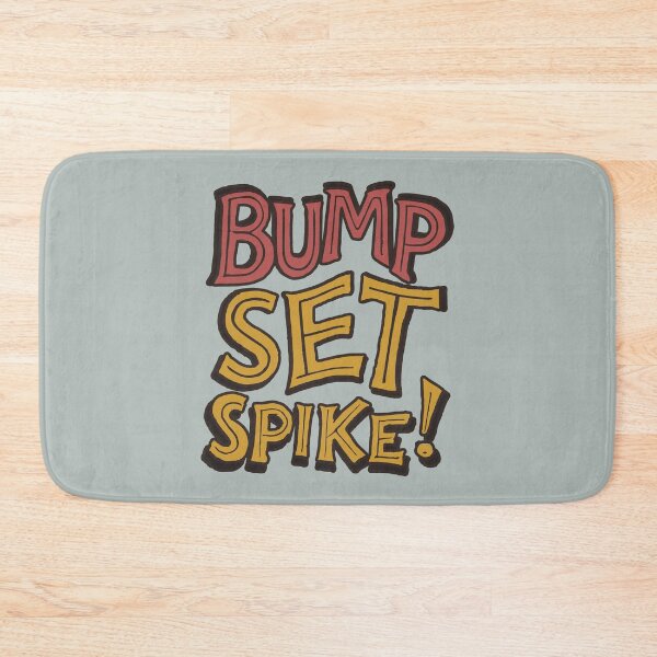 Item preview, Bump, Set, Spike! Retro Styled Hand lettering  designed and sold by Feline Rockstars.