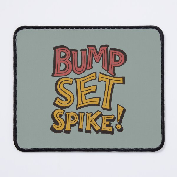 Item preview, Bump, Set, Spike! Retro Styled Hand lettering designed and sold by Feline Rockstars.