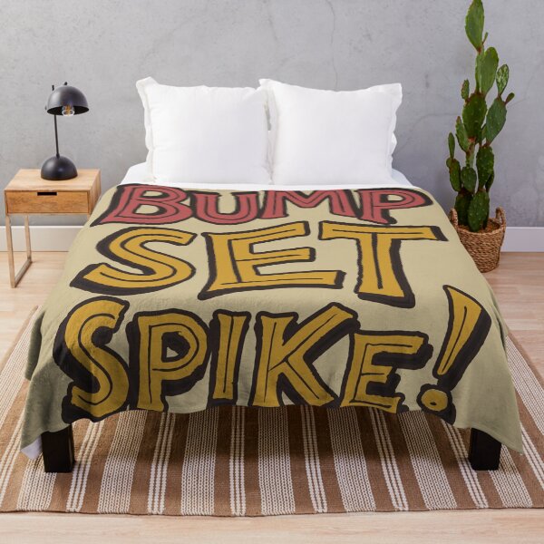Item preview, Bump, Set, Spike! Retro Styled Hand lettering  designed and sold by Feline Rockstars.