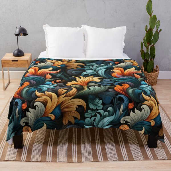 Item preview, Abstract floral pattern in vibrant colors designed and sold by Pattern Heaven.
