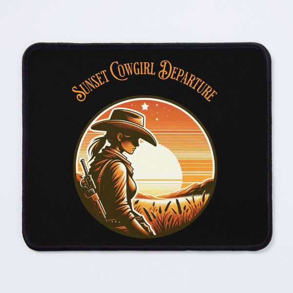 Item preview, Goodbye Earl - Sunset cowgirl departure designed and sold by JansenGS.