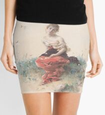 Female Figure Mini Skirt