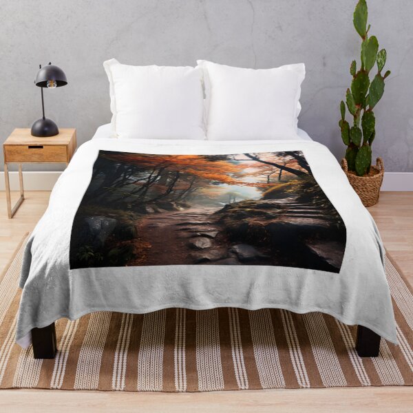 Item preview, Misty Autumn Hike in a Dense Forest designed and sold by Shirtastically.