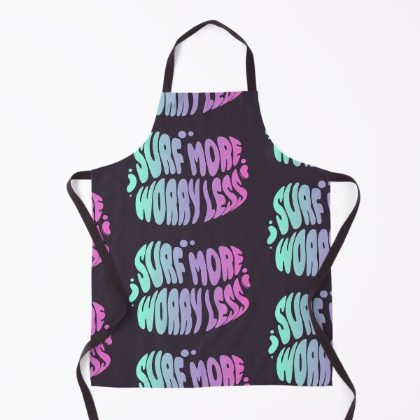 Item preview, Surf More Worry Less | 60s Psy Lettering designed and sold by monkeybusiness.pt.