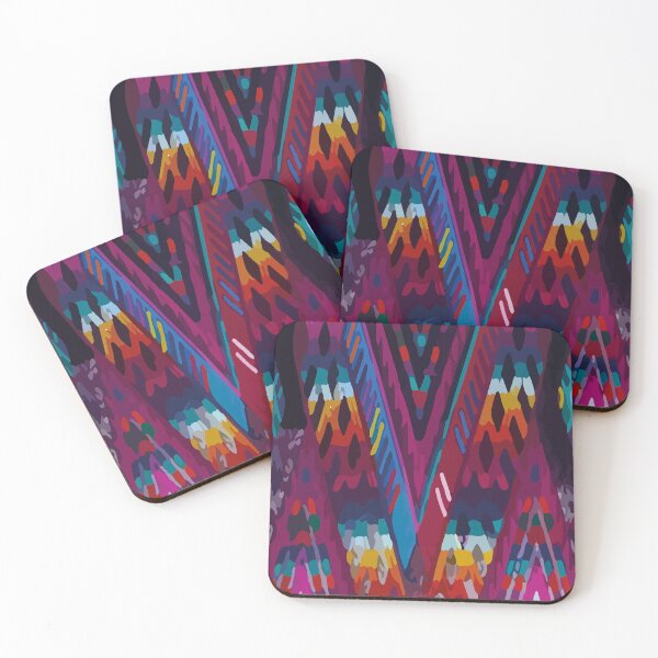 Item preview, Vibrant mexican embroidered handwoven textile maximalist boho chic decor designed and sold by T-Mex.