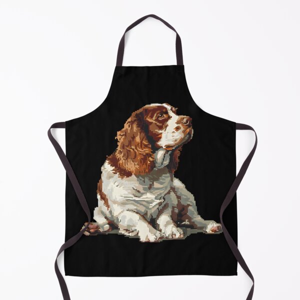Item preview, Pixel Portrait Clumber Spaniel designed and sold by CUTEDOGGIEZ.