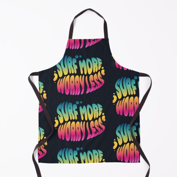 Item preview, Surf More Worry Less | 60s Psy Lettering designed and sold by monkeybusiness.pt.