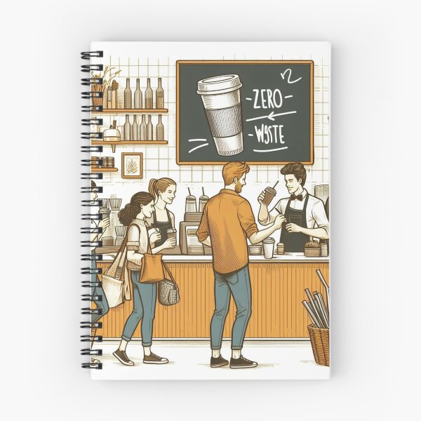 Item preview, Eco-Friendly Coffee Shop Vibes designed and sold by Wonderall.