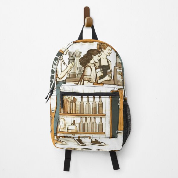 Item preview, Eco-Friendly Coffee Shop Vibes designed and sold by Wonderall.