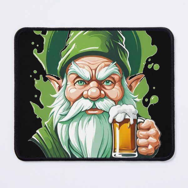 Item preview, Saint Patrick's Day Leprechaun with beer designed and sold by Tw1nsAIArt.