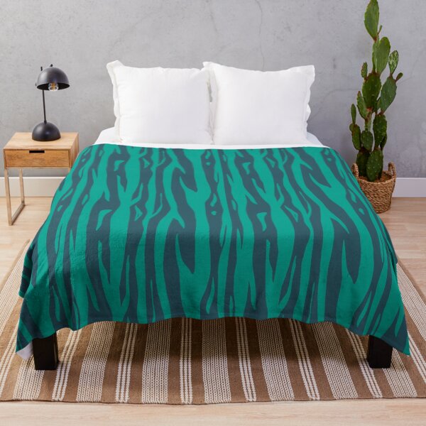 Item preview, Tiger Stripe Pattern in Berry Blue designed and sold by Andrea Turner.