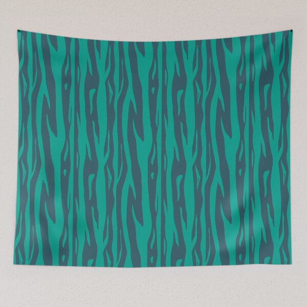 Item preview, Tiger Stripe Pattern in Berry Blue designed and sold by Andrea Turner.