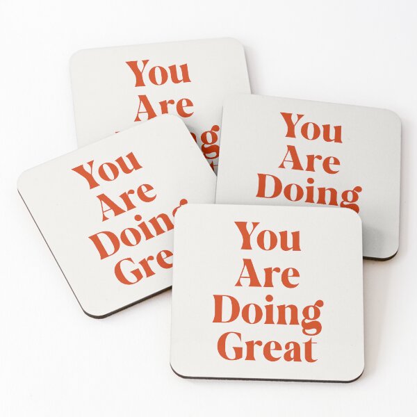 Item preview, You Are Doing Great Red designed and sold by soundlesswaves.