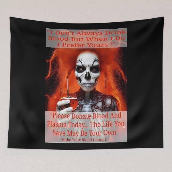 Item preview, Ghouls Delight: Donate Blood And Plasma Today designed and sold by Hall-O-Gram.