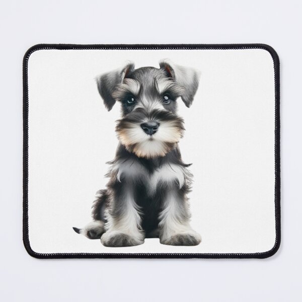 Item preview, Alert Schnauzer Puppy designed and sold by CardsStudio.