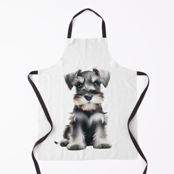 Item preview, Alert Schnauzer Puppy designed and sold by CardsStudio.