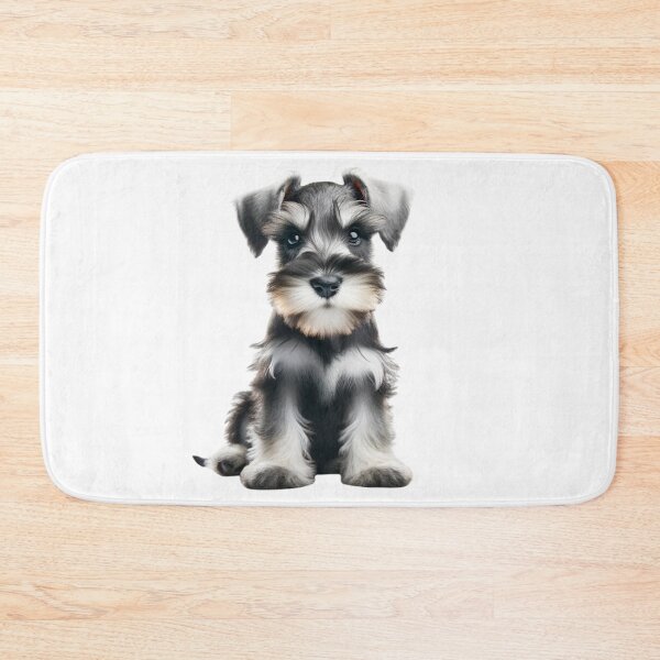 Item preview, Alert Schnauzer Puppy designed and sold by CardsStudio.