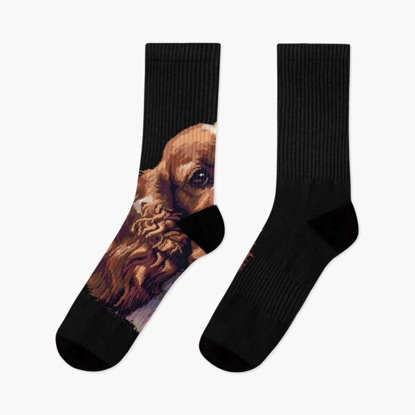 Item preview, Pixel Portrait Cocker Spaniel designed and sold by CUTEDOGGIEZ.