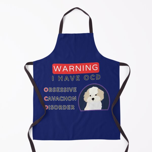 Item preview, Warning I Have OCD Obsessive Cavachon Disorder designed and sold by glowvim.